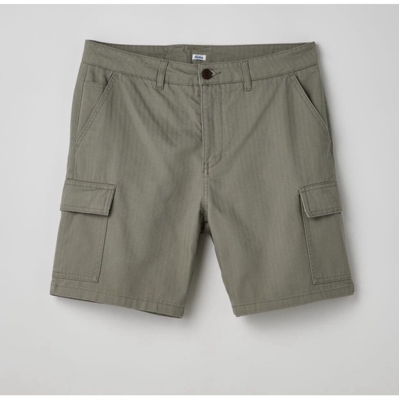 New Katin Grant Local Shorts Men Size 30 Light Gray Gret With Pockets - Picture 5 of 5